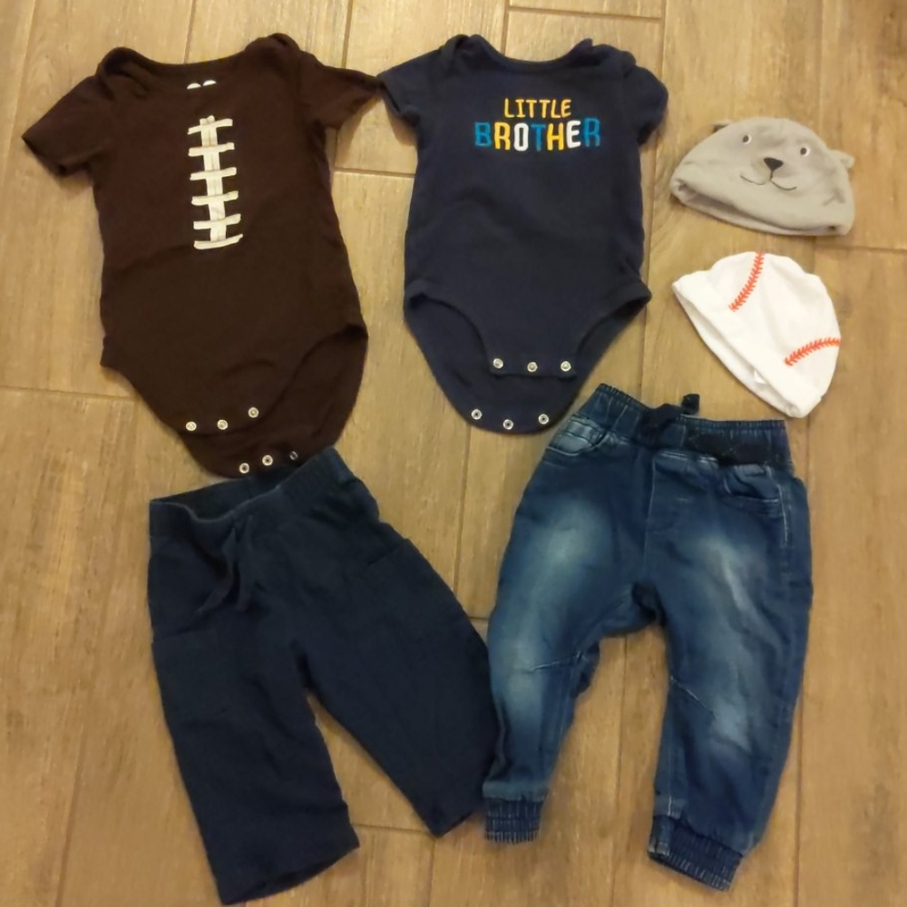 Baby boy bundle of 6 pieces